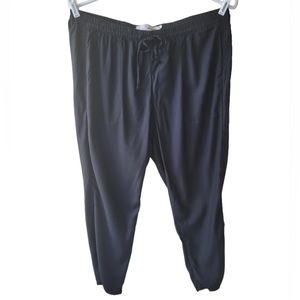 Sonoma Size 0X Black Four Pocket Pull On Crop Pants 26in Inseam